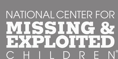 Logo of the National Center for Missing &amp; Exploited Children.