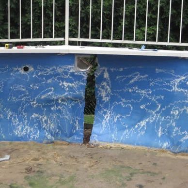 pool damage repairs