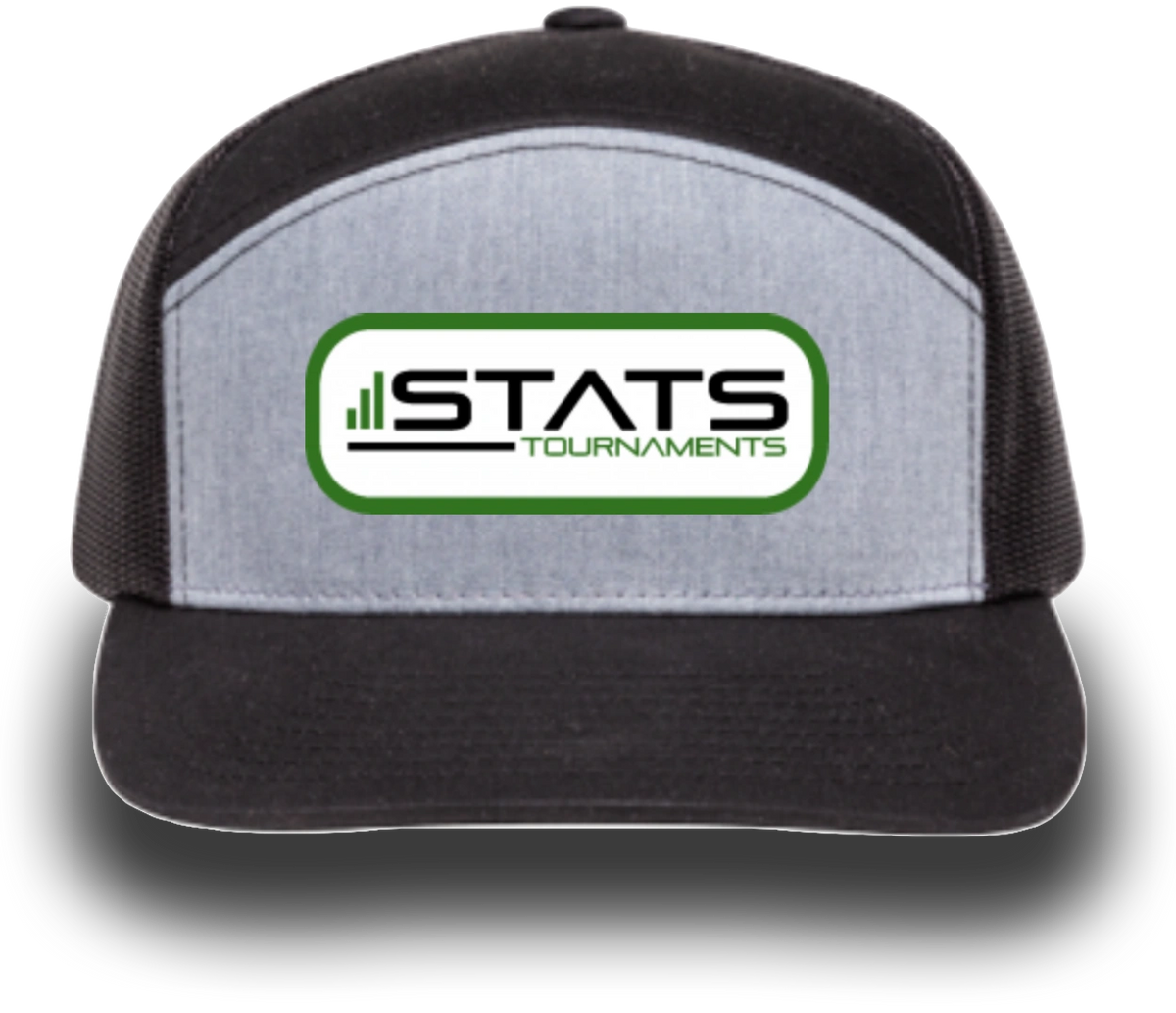 STATS Snapback Hat - Black/Grey