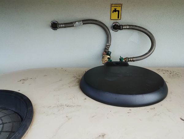 Davey EVO2 Rainbank Installed in Tank