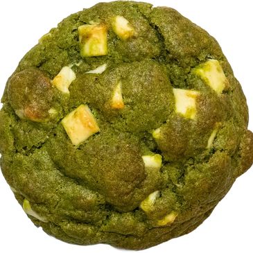 Matcha and white chocolate cookie