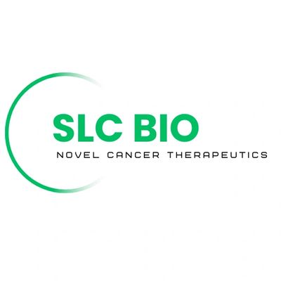 SLC BIO logo with tagline about cancer therapeutics.