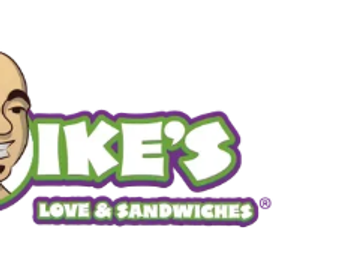 Ike's Love & Sandwiches Logo at Creekside Shops in Roseville, California