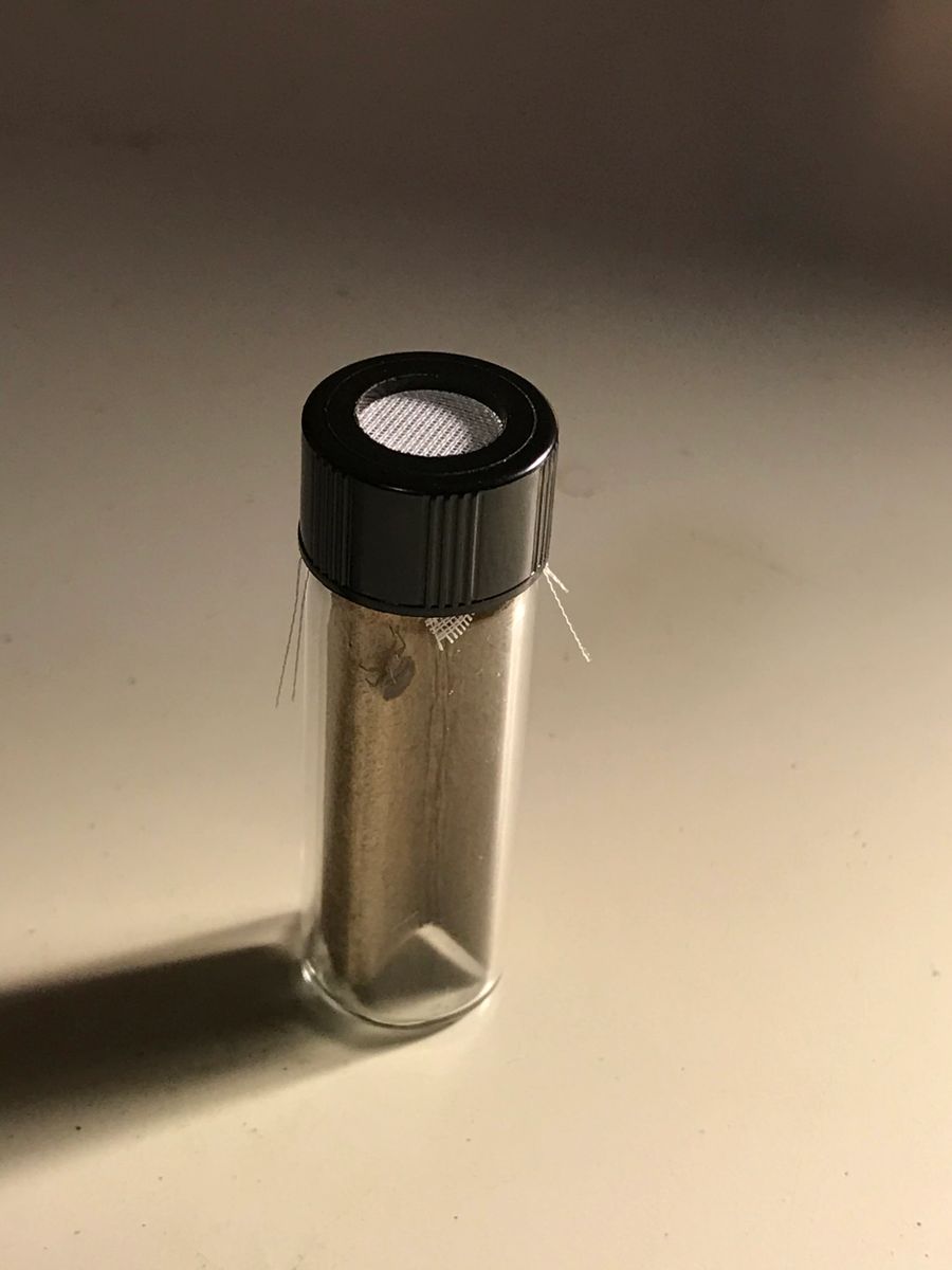 Glass Vial with Screened Lid