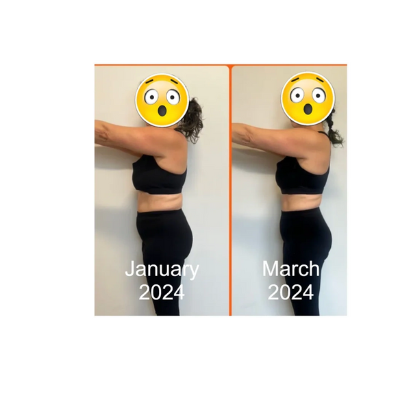 body transformation before and after personal training