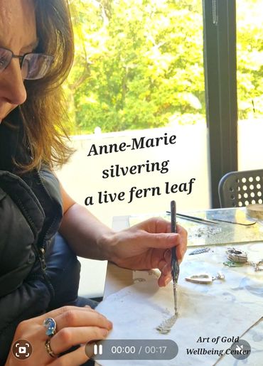 Anne-Marie, Enigma Jewellery.
Our in house Silver sculptor & demonstrator.
