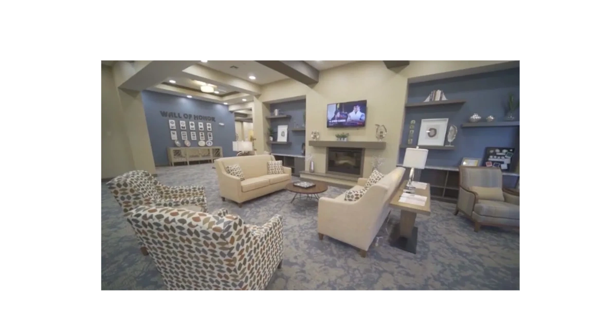 Shared living room at Everlasting Services at Estrella Center.