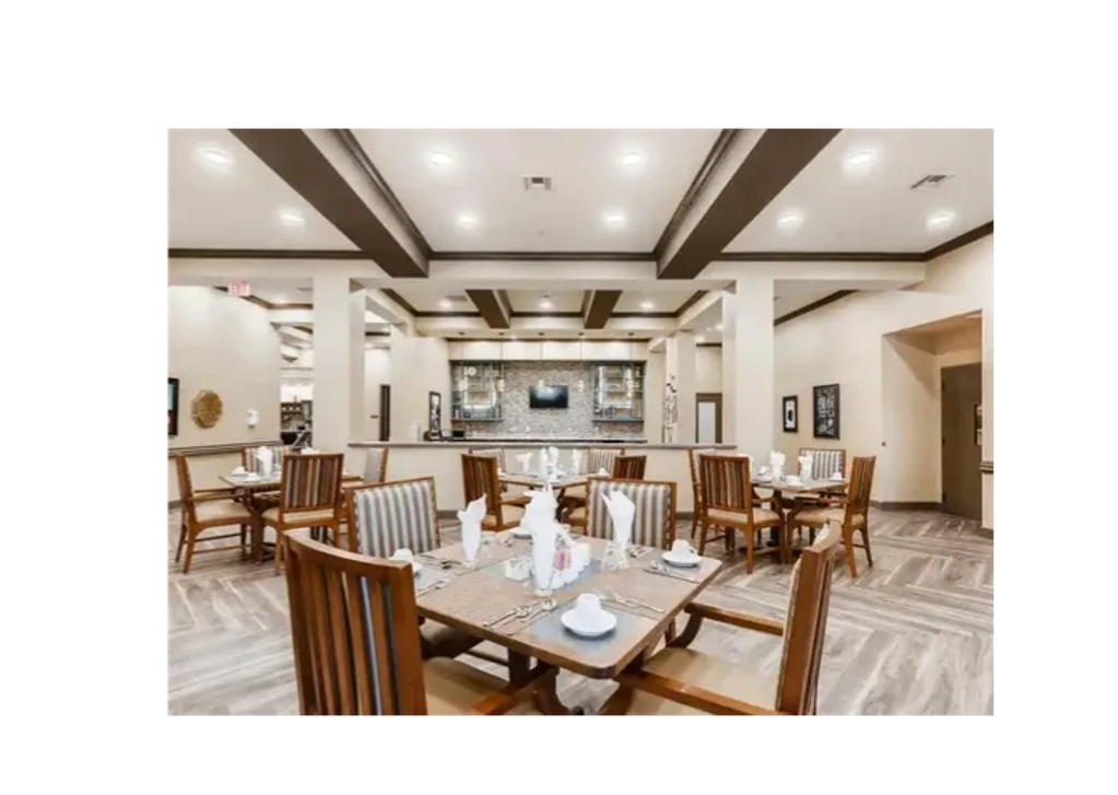 Shared dining room at Everlasting Services at Estrella Center.