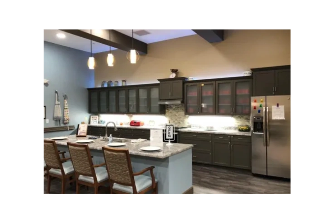 Shared kitchen at Everlasting Services at Estrella Center.