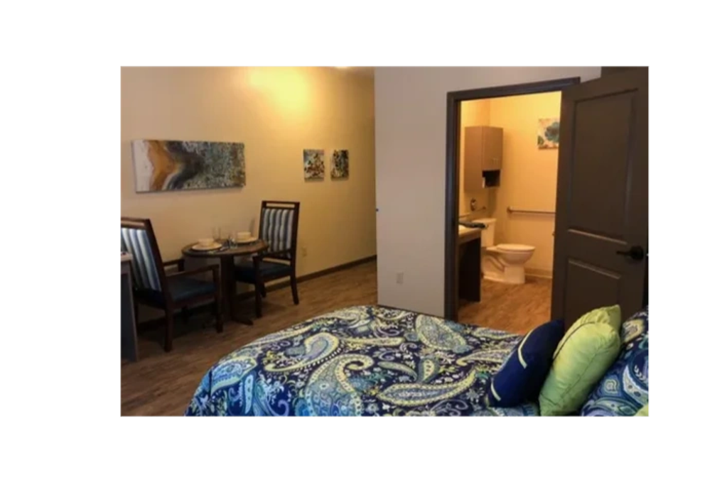 Bedroom example at Everlasting Services at Estrella Center.