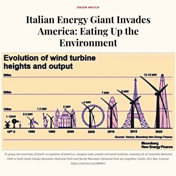 Italian Energy Giant Invades America: Eating Up the Environment