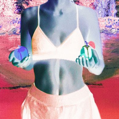 Cover art for indie glitchpop song 'Brittle, Baby!' by Char Chris, feat. 'Rät' singer Penelope Scott