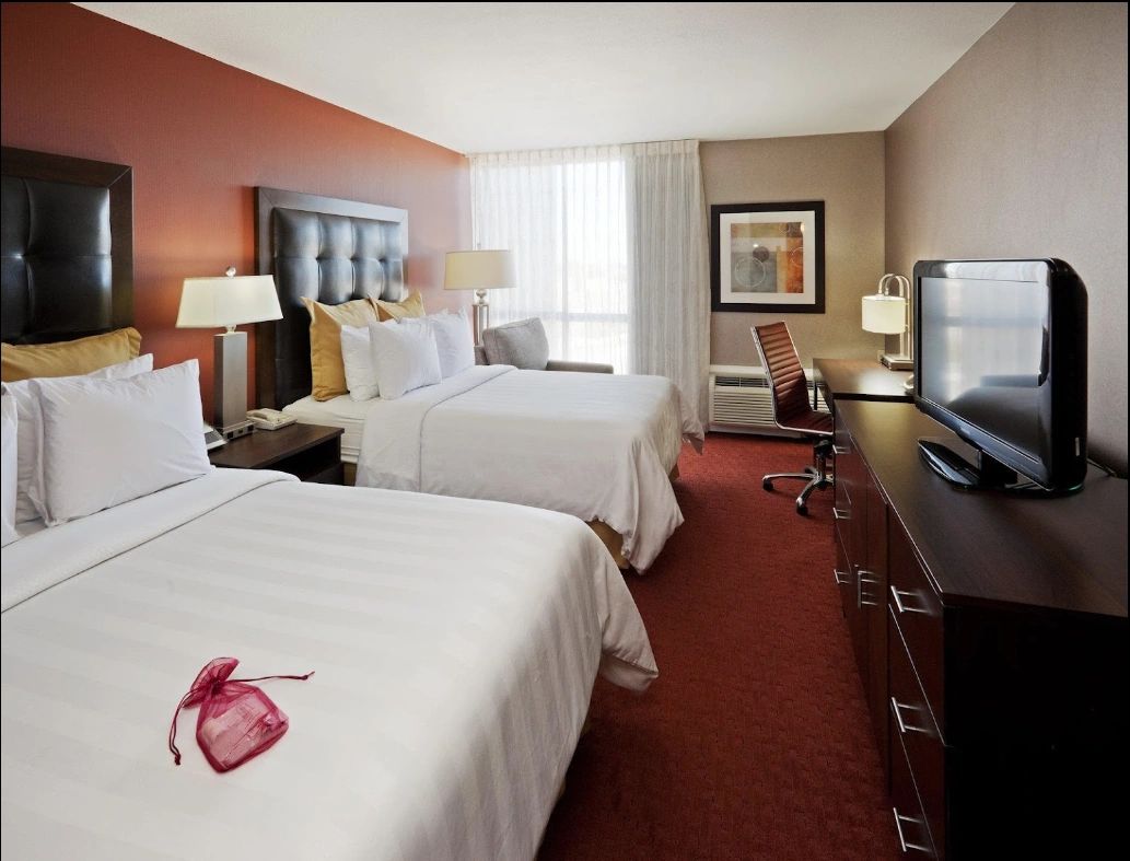 Double Queen Bedroom at Wyndham Sacramento