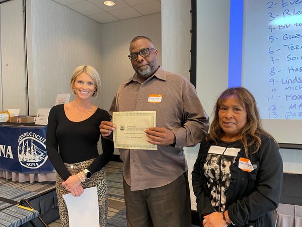 Caitlin Rinn, RN (St.Francis), Timothy King, GIA (SRC at YNHH) and Marie Reyes, GIA (St.Francis)