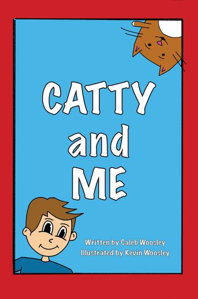Children's book cover titled 'Catty and Me' with cartoon boy and cat.