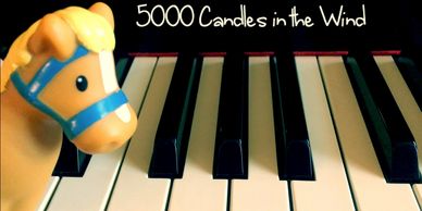 5,000 Candles in the Wind arranged for piano by Kevin Woosley