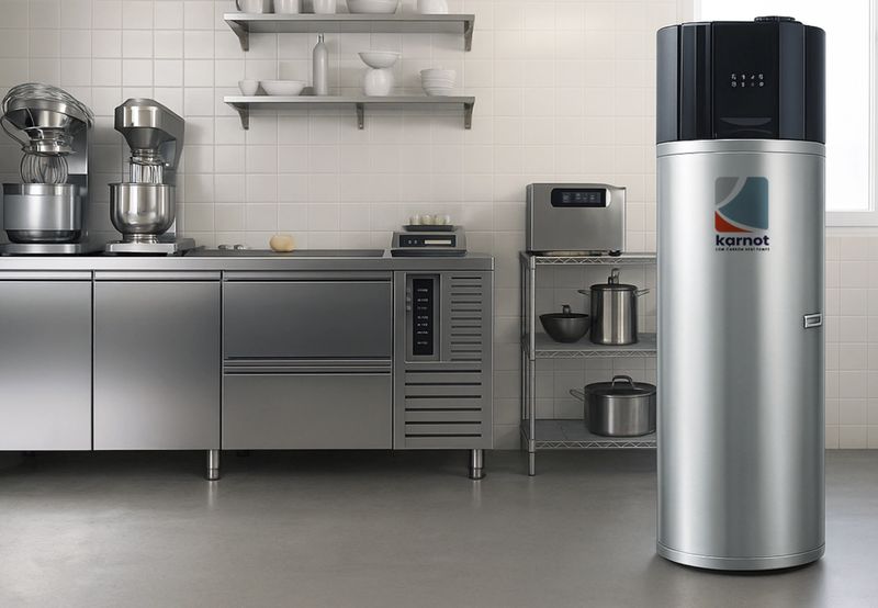 Karnot AquaHERO 300L large-capacity R290 heat pump water heater — model CGK010V4T300-A