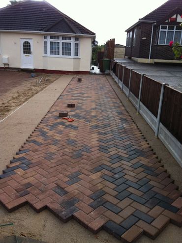 block paving driveway