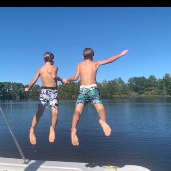 Jumping into fun! Family adventures at their best.