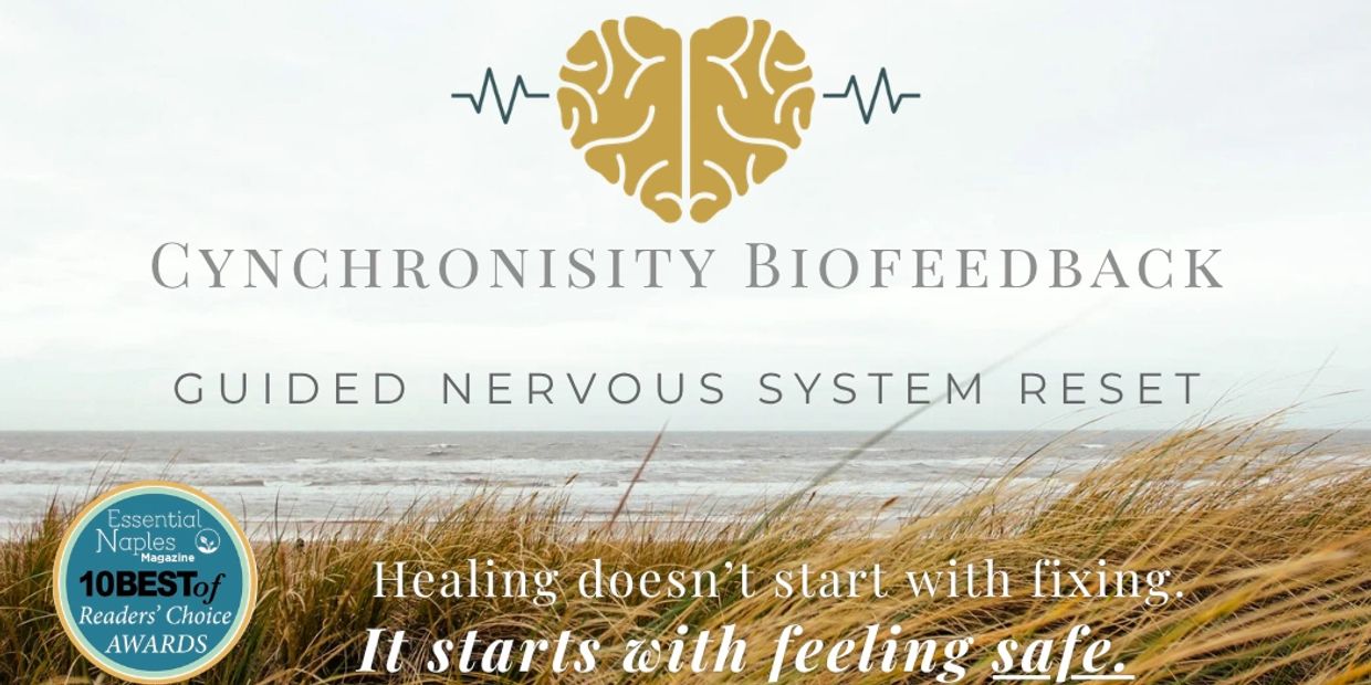 Synchronicity Biofeedback offers a guided nervous system reset focusing on feeling safe for healing.