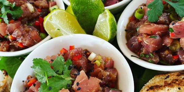 Catherine Mun-Gavin. Save Thyme Cooking. Tuna Tartare.