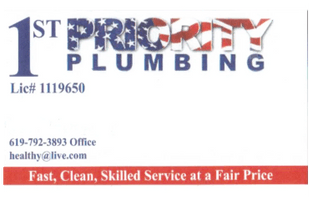 First Priority Plumbing Service