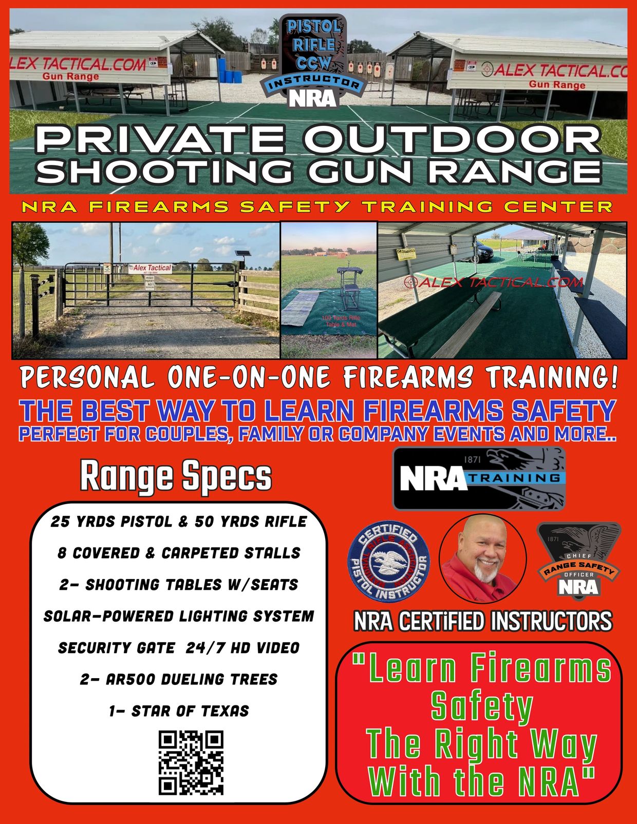 Private Outdoor Gun Range