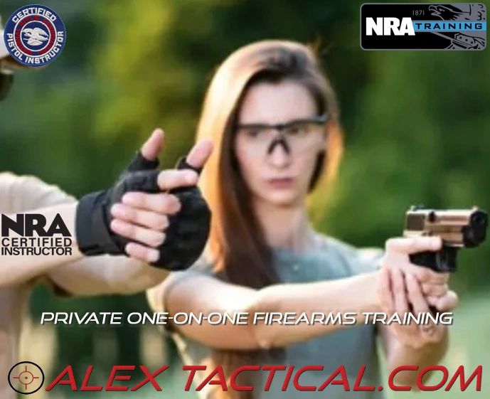 Alex Tactical Private Firearms Safety Training. Alex Maldonado
NRA Firearms Classes in Lake County.