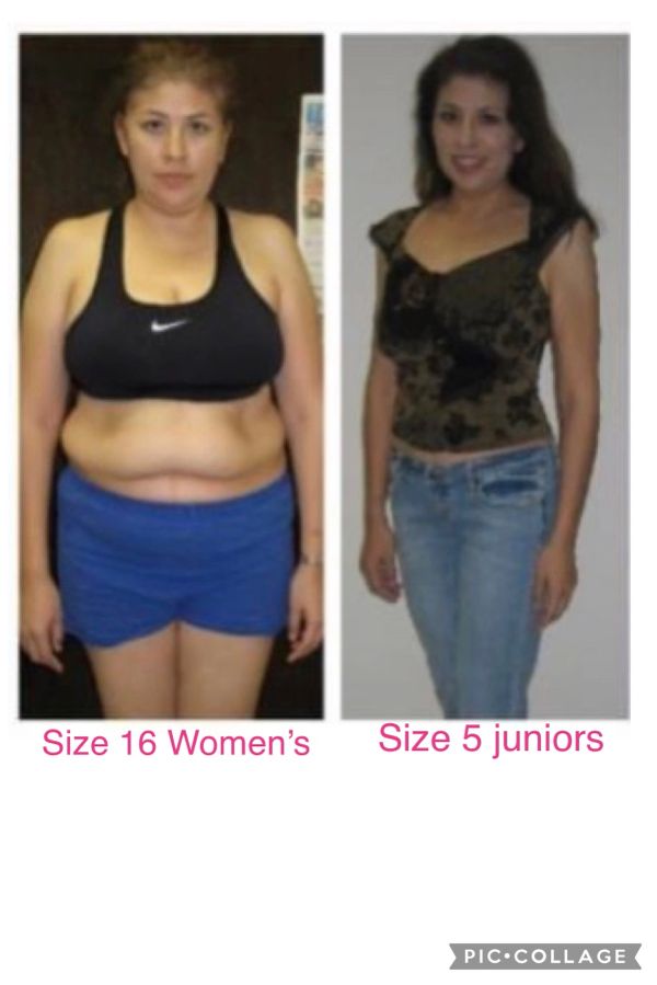 Weight loss, Improved body composition, skinny clothes San Antonio Transformation personal trainer 