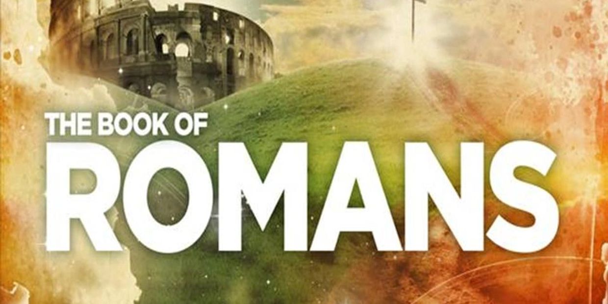 The Book of Romans with the Colosseum background.