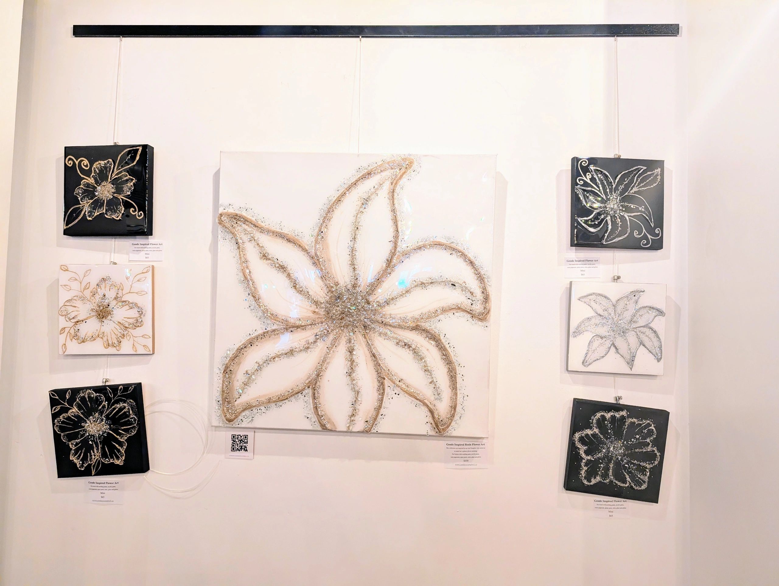 Current art show happening now in Peterborough at the cork & bean coffee shop. 