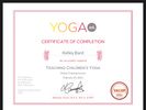 Yoga Certificate of Completion for Austin Bird.