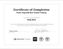 Certificate of Completion for Power Apps 100 Microsoft Teacher Training.