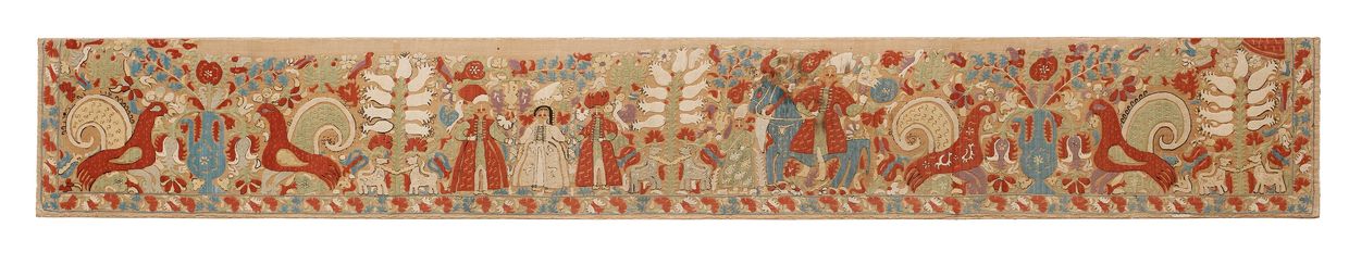 Epirus Greek Ottoman Embroidered Bed Cover