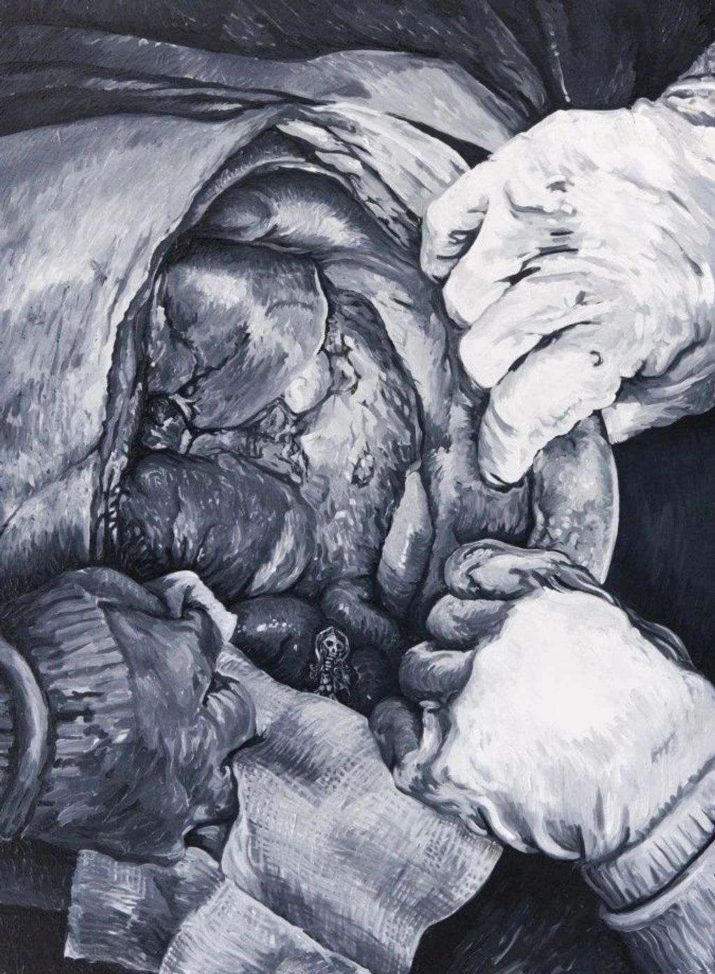 SANTA MUERTE II
Oleo sobre lienzo
150 x 110 cms