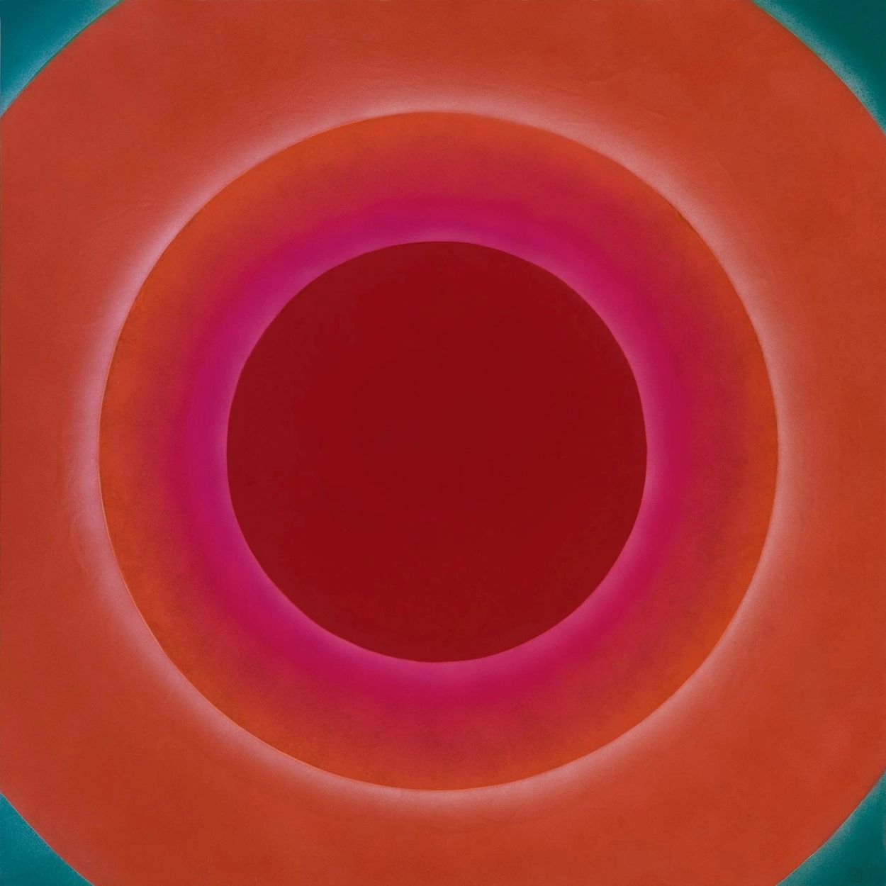 Cuadro "Hierro y Niquel" de Alejandro Lucadamo. Pigmentos sobre lino natural Mallorquín. 2024.
