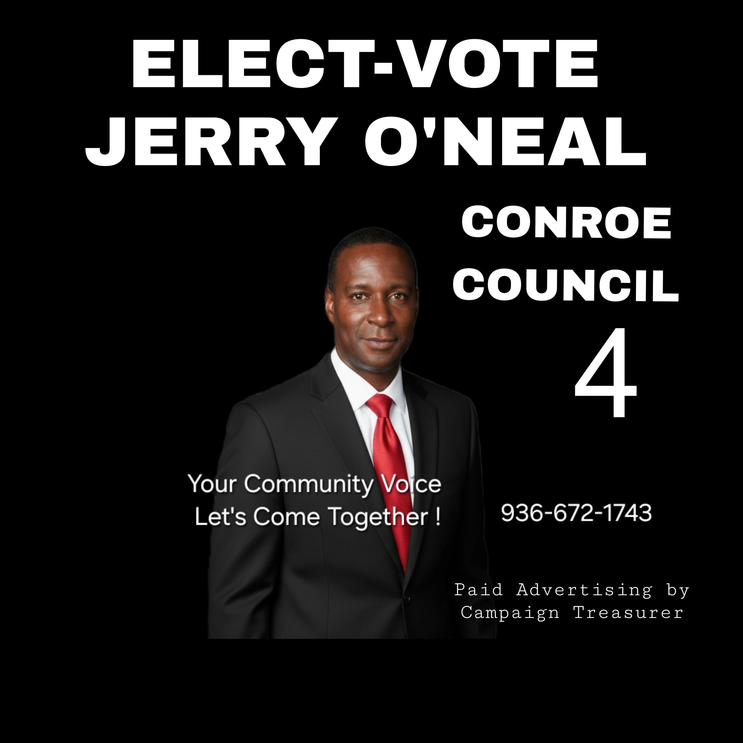 Water and Infrastructure | Elect & Vote Jerry O’Neal