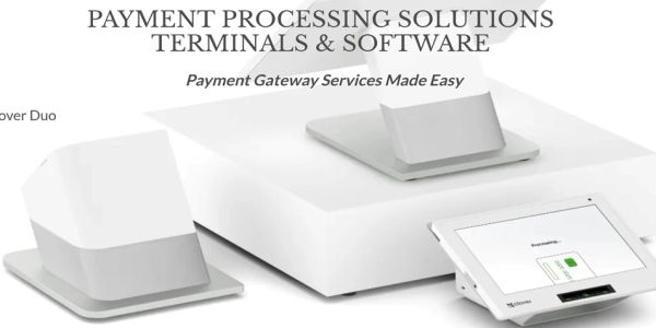 Modern payment processing terminals and software.