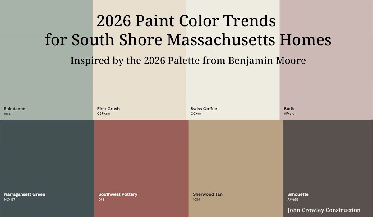 2026 Paint Color Trends for South Shore Massachusetts Homes