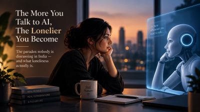 More you talk to AI - Paradox, nobody is discussing about what loneliness is By Dr Sonia Sharma