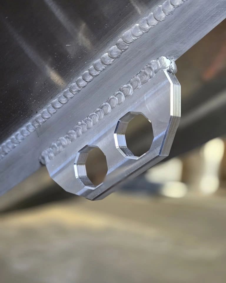 Broadside Boats Custom Billet Double Bow Eye