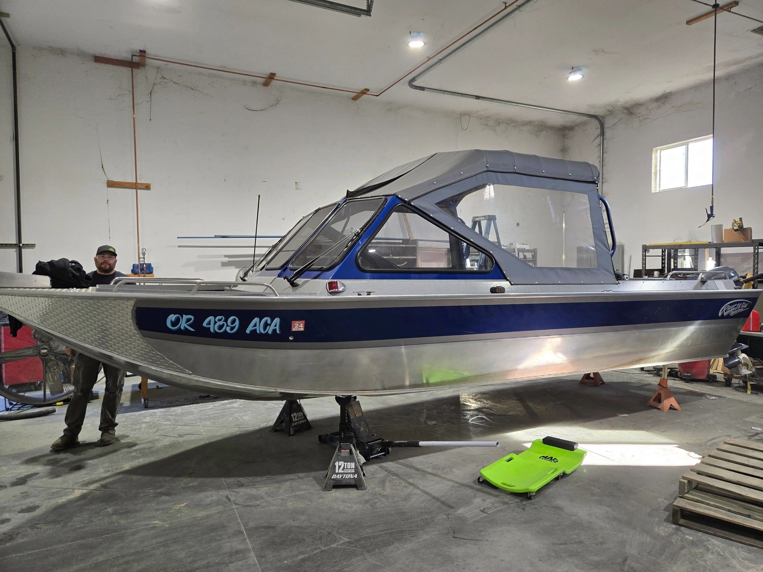 Bottom replacement by Broadside Boats