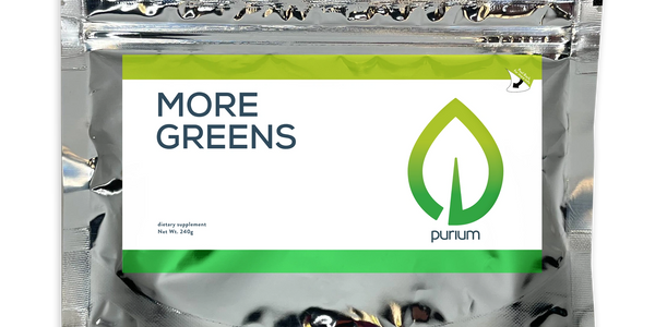 More Greens is a blend of superfoods, probiotics, ginseng and bee pollen.