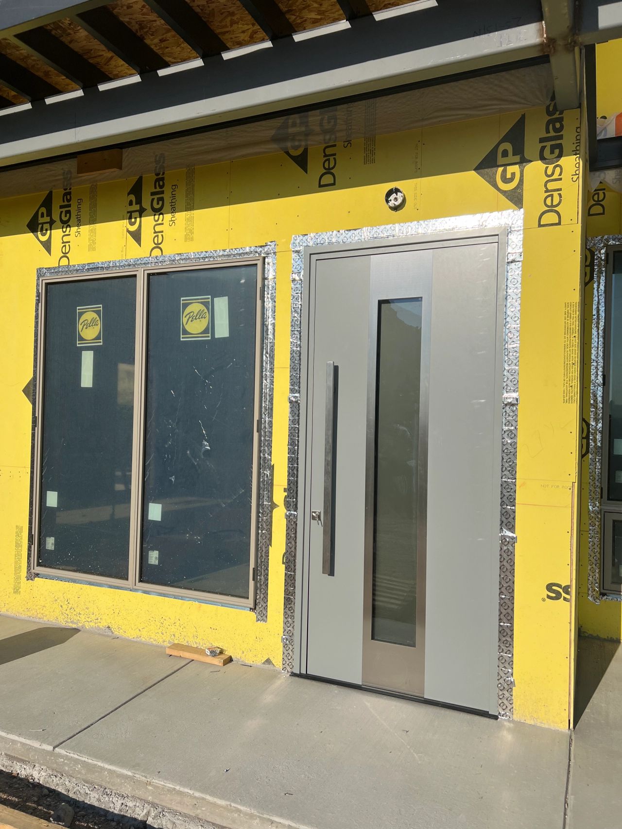 Completed residential window and door installation 2