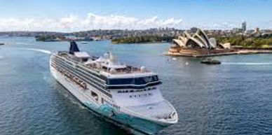 Cruise Ship in Australian Harbor