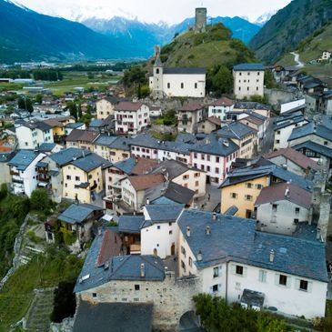 Village de Saillon, photo de Gérard Raymond