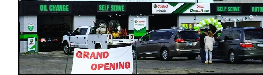 Grand opening of our oil change lube service and car wash in Peru, Illinois
