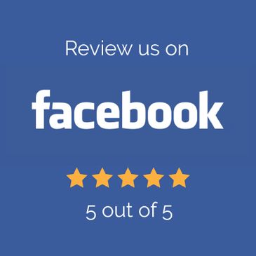 Encouraging users to leave a 5-star review on Facebook.