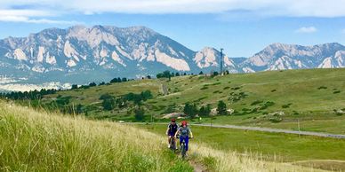 Some of the best views of The Flatirons in the whole area! Amazing singletrack with lots of wildlife