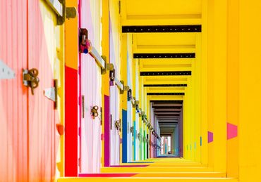 Beach Huts Perspective